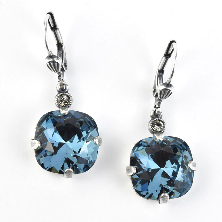 Classic Crystal Drops in Silver Plate - Goldmakers Fine Jewelry