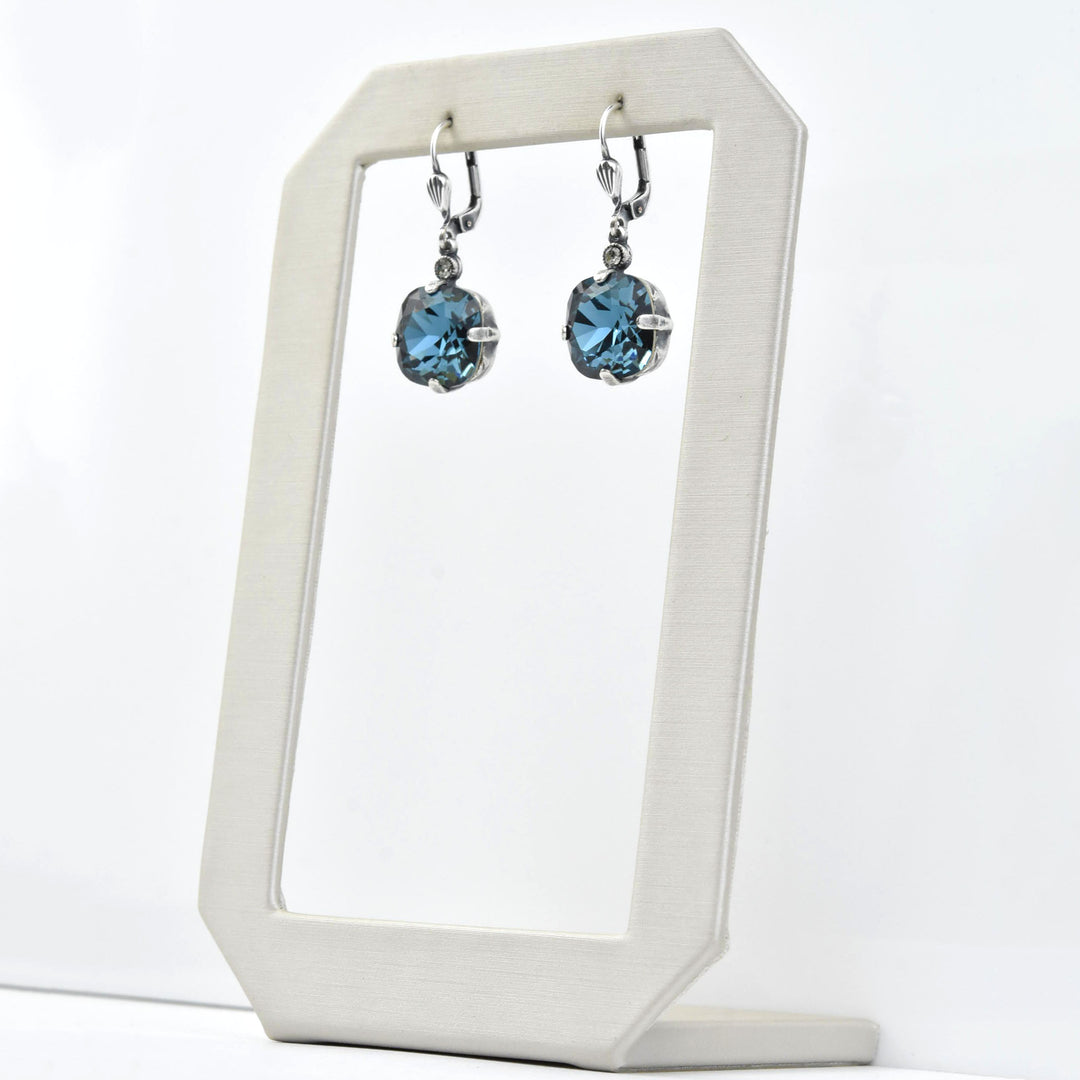 Classic Crystal Drops in Silver Plate - Goldmakers Fine Jewelry