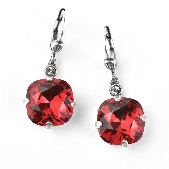 Classic Crystal Drops in Silver Plate - Goldmakers Fine Jewelry