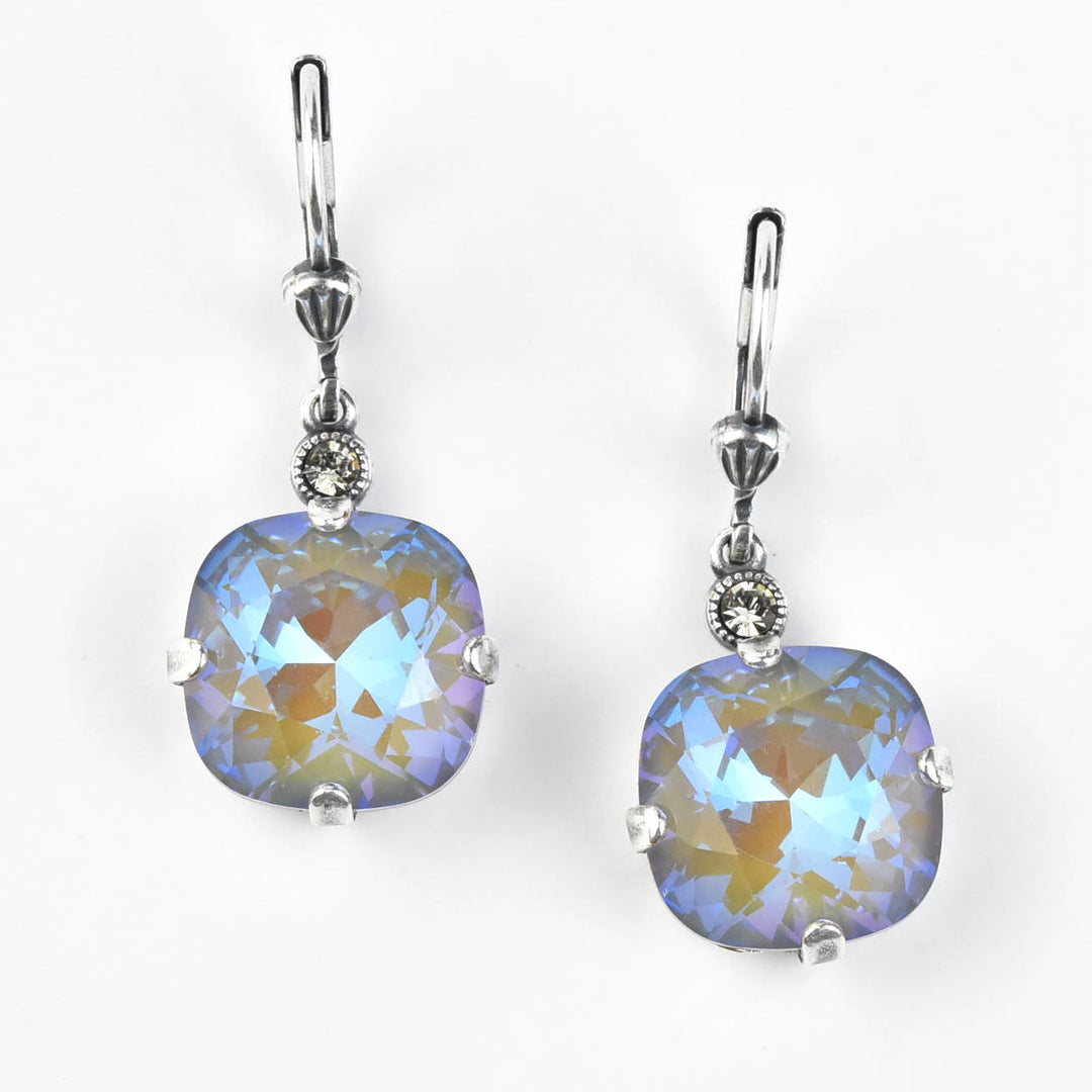 Classic Crystal Drops in Silver Plate - Goldmakers Fine Jewelry