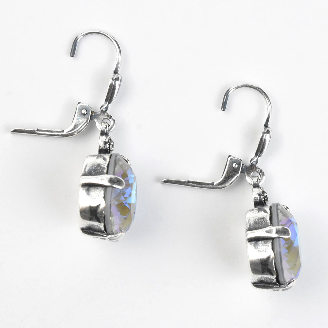 Classic Crystal Drops in Silver Plate - Goldmakers Fine Jewelry