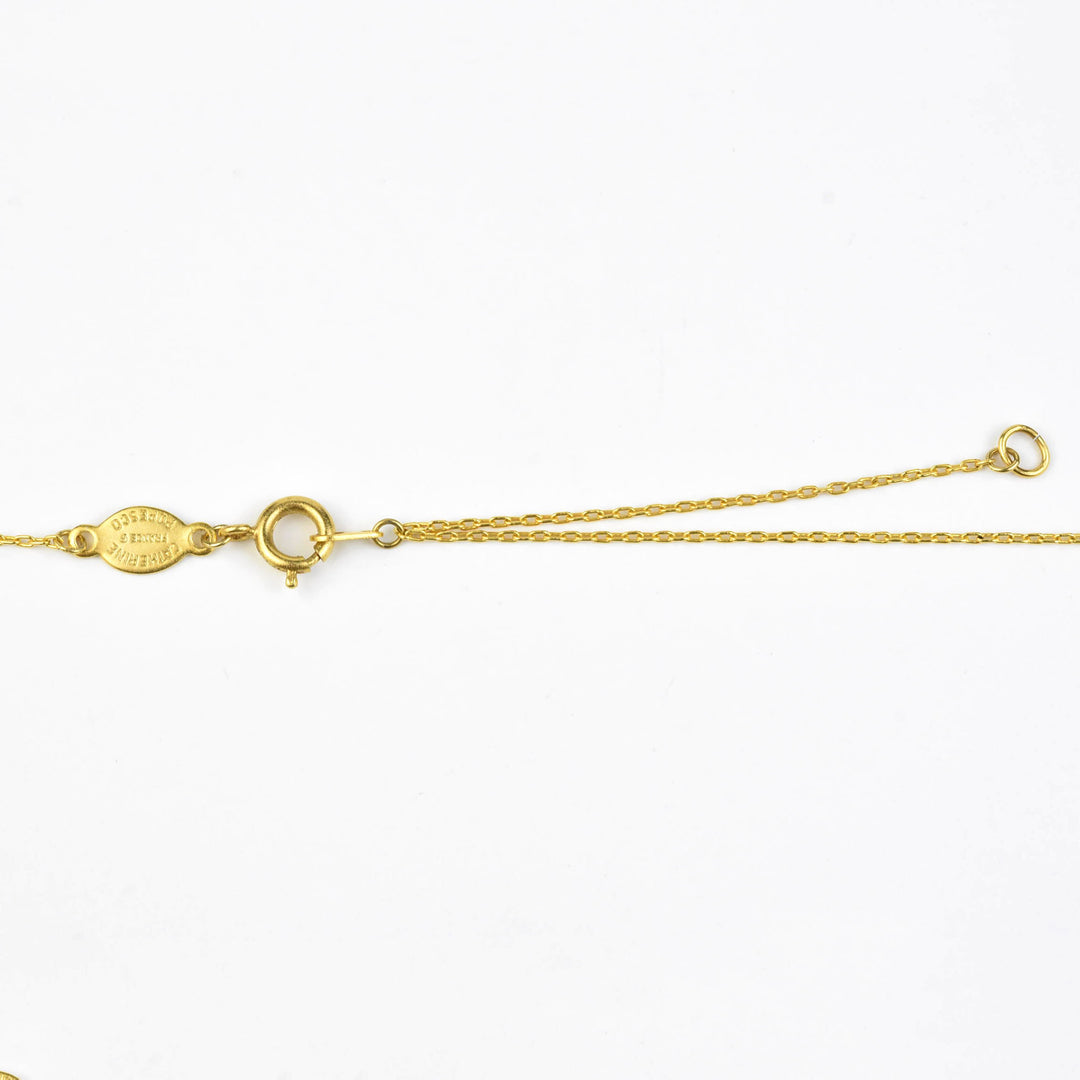 Delicate Crystal Bow Necklace - Goldmakers Fine Jewelry