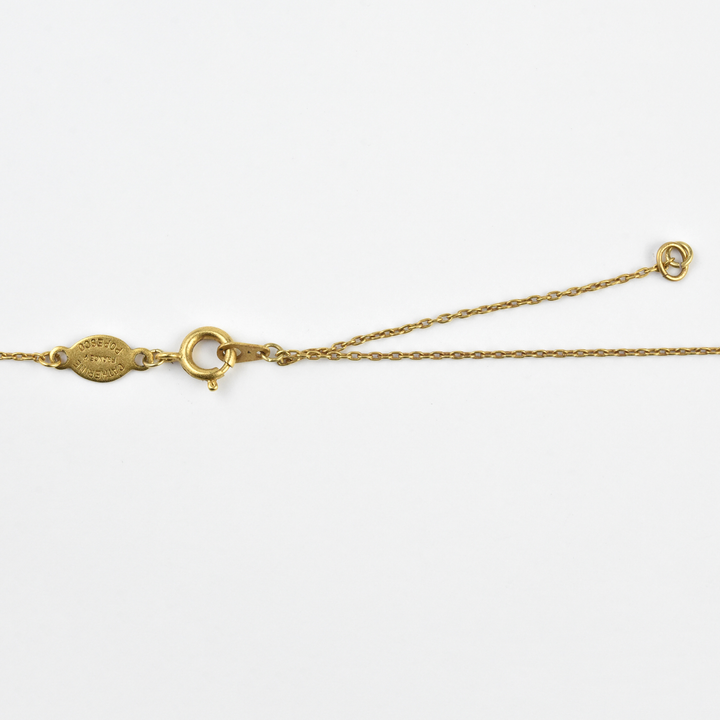East West Crystal Necklace - Goldmakers Fine Jewelry