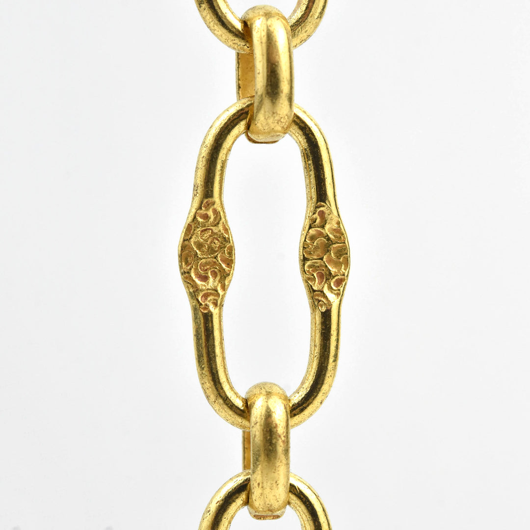 Fancy Chain Link Earrings - Goldmakers Fine Jewelry