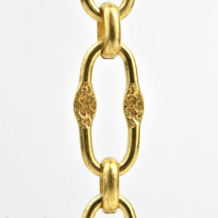 Fancy Chain Link Earrings - Goldmakers Fine Jewelry