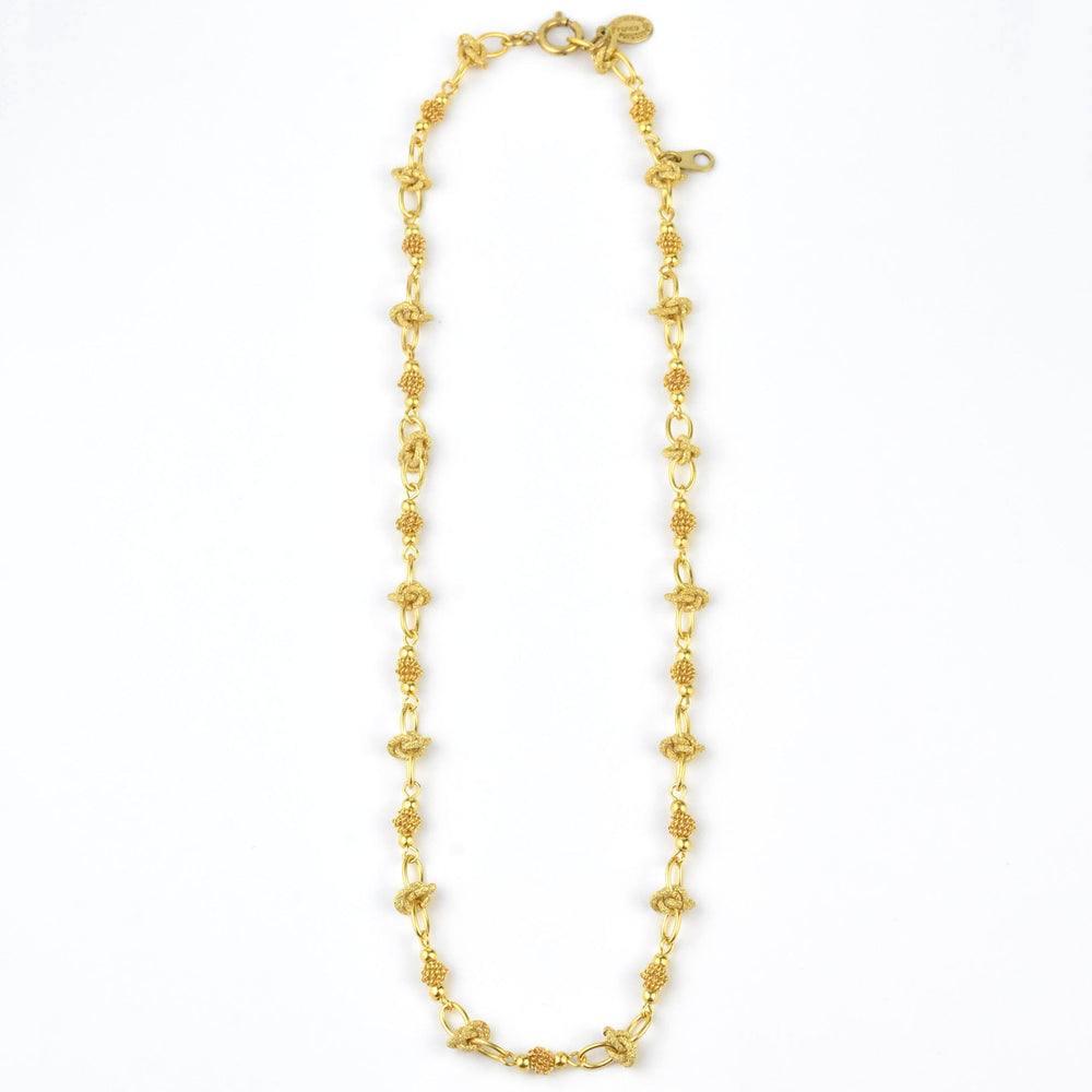 Knotted Chain Necklace - Goldmakers Fine Jewelry