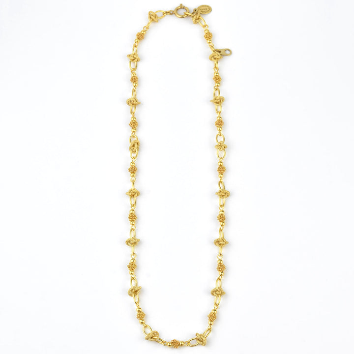 Knotted Chain Necklace - Goldmakers Fine Jewelry
