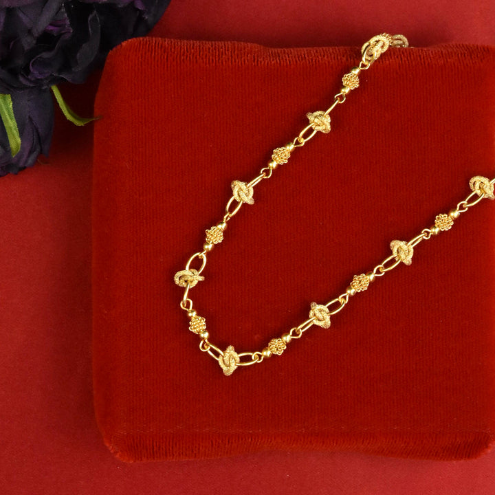 Knotted Chain Necklace - Goldmakers Fine Jewelry
