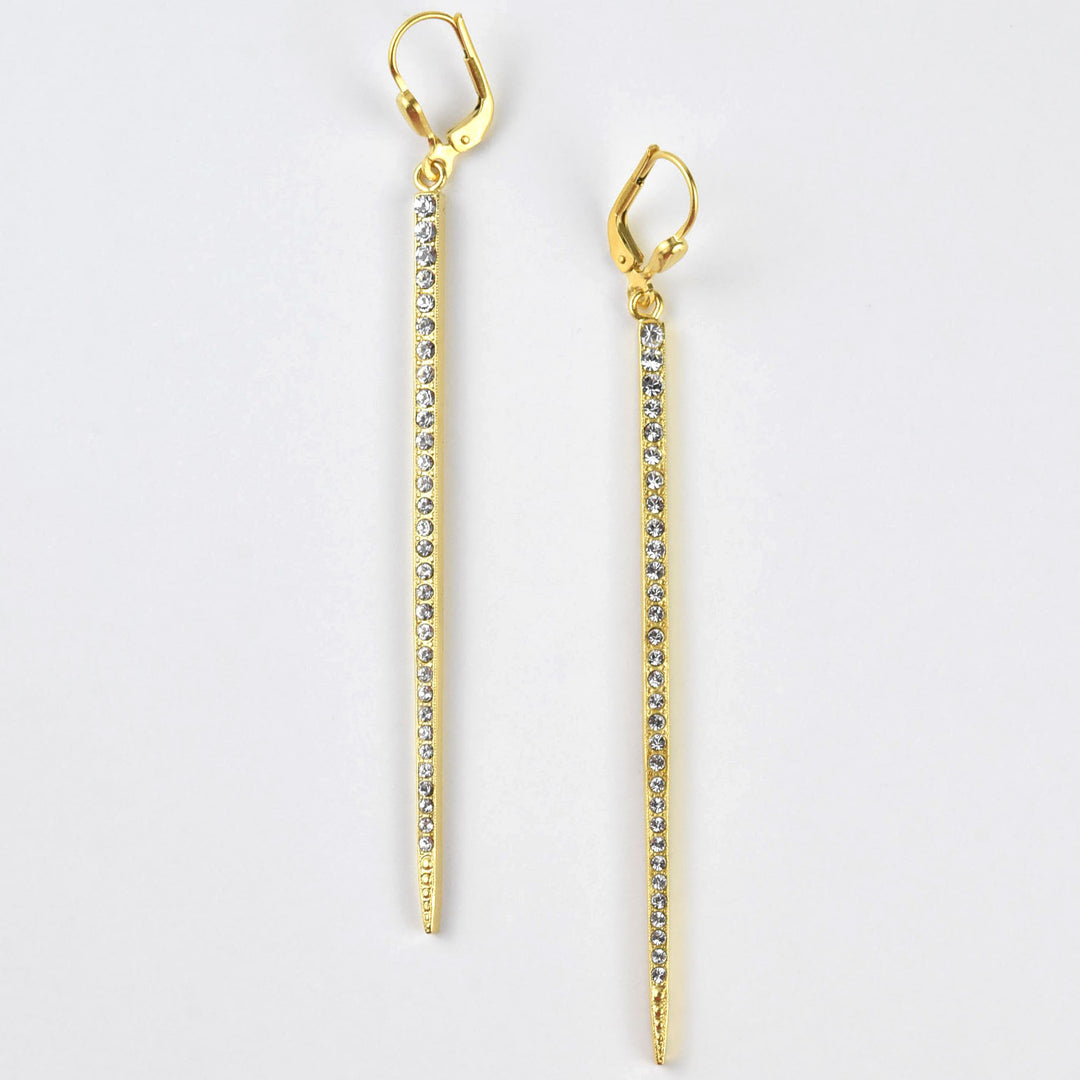 Needle Drop Earrings* new pics - Goldmakers Fine Jewelry