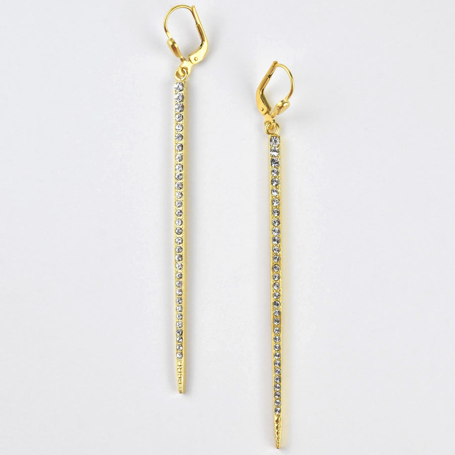 Needle Drop Earrings* new pics - Goldmakers Fine Jewelry