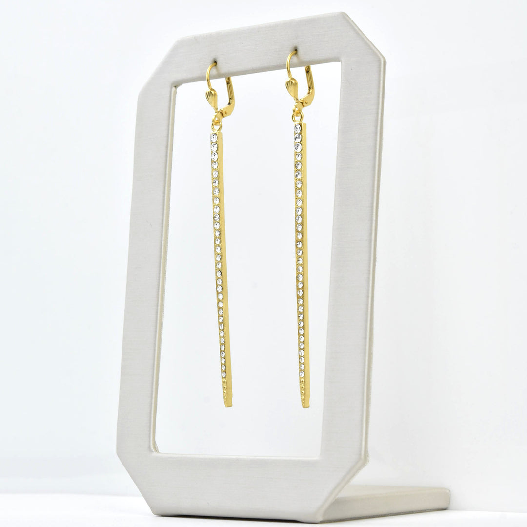 Needle Drop Earrings* new pics - Goldmakers Fine Jewelry