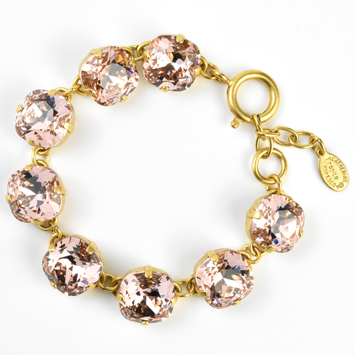 Oversize Crystal Bracelet in Gold - Goldmakers Fine Jewelry