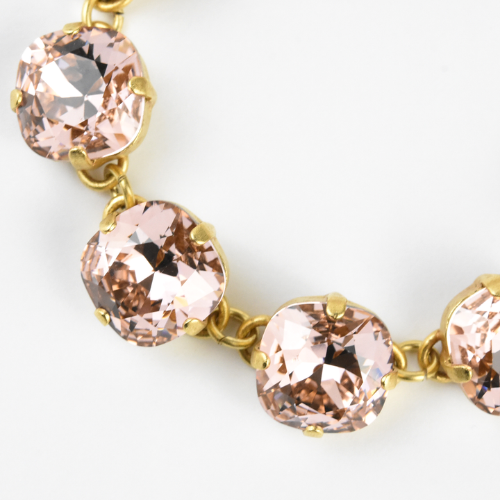 Oversize Crystal Bracelet in Gold - Goldmakers Fine Jewelry