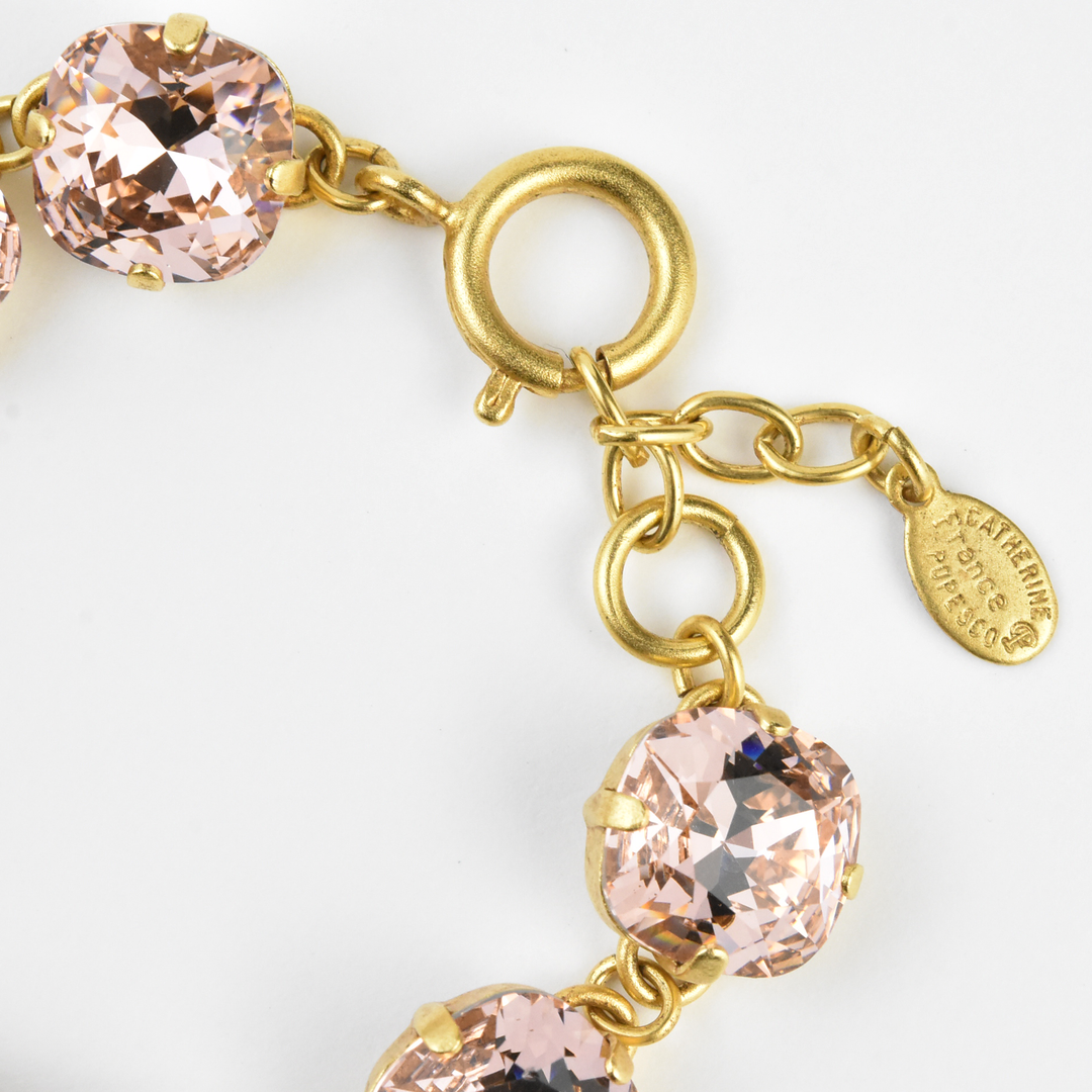 Oversize Crystal Bracelet in Gold - Goldmakers Fine Jewelry