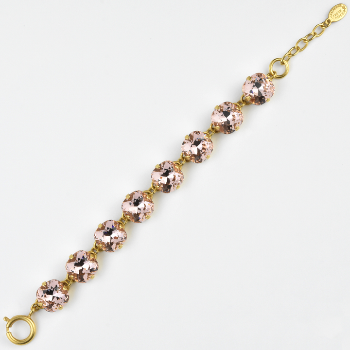 Oversize Crystal Bracelet in Gold - Goldmakers Fine Jewelry