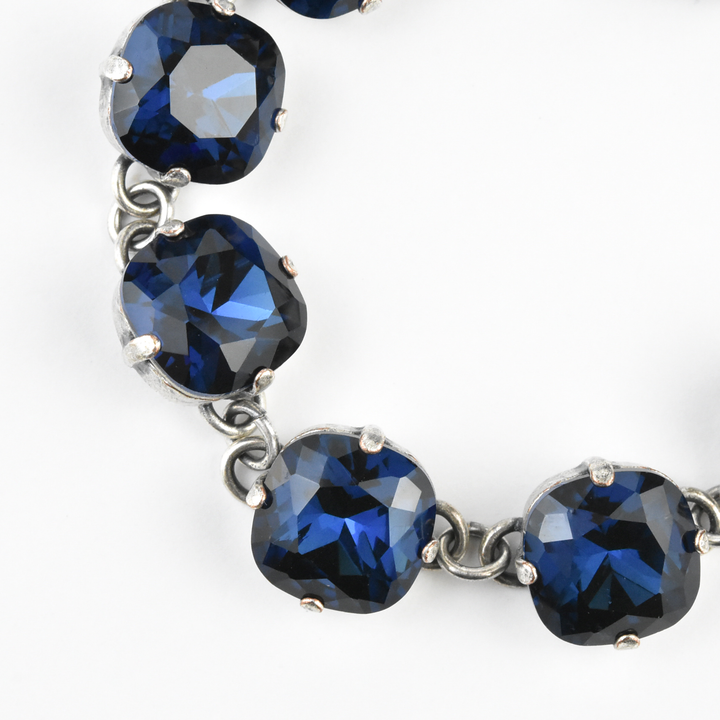 Oversize Crystal Bracelet in Silver - Goldmakers Fine Jewelry