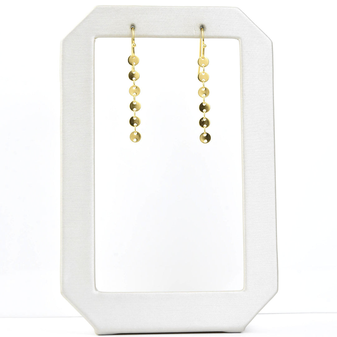 Layered Discs Earrings - Goldmakers Fine Jewelry