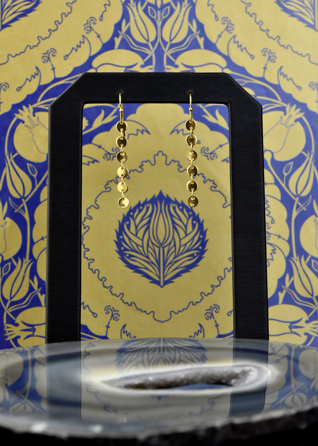 Layered Discs Earrings - Goldmakers Fine Jewelry