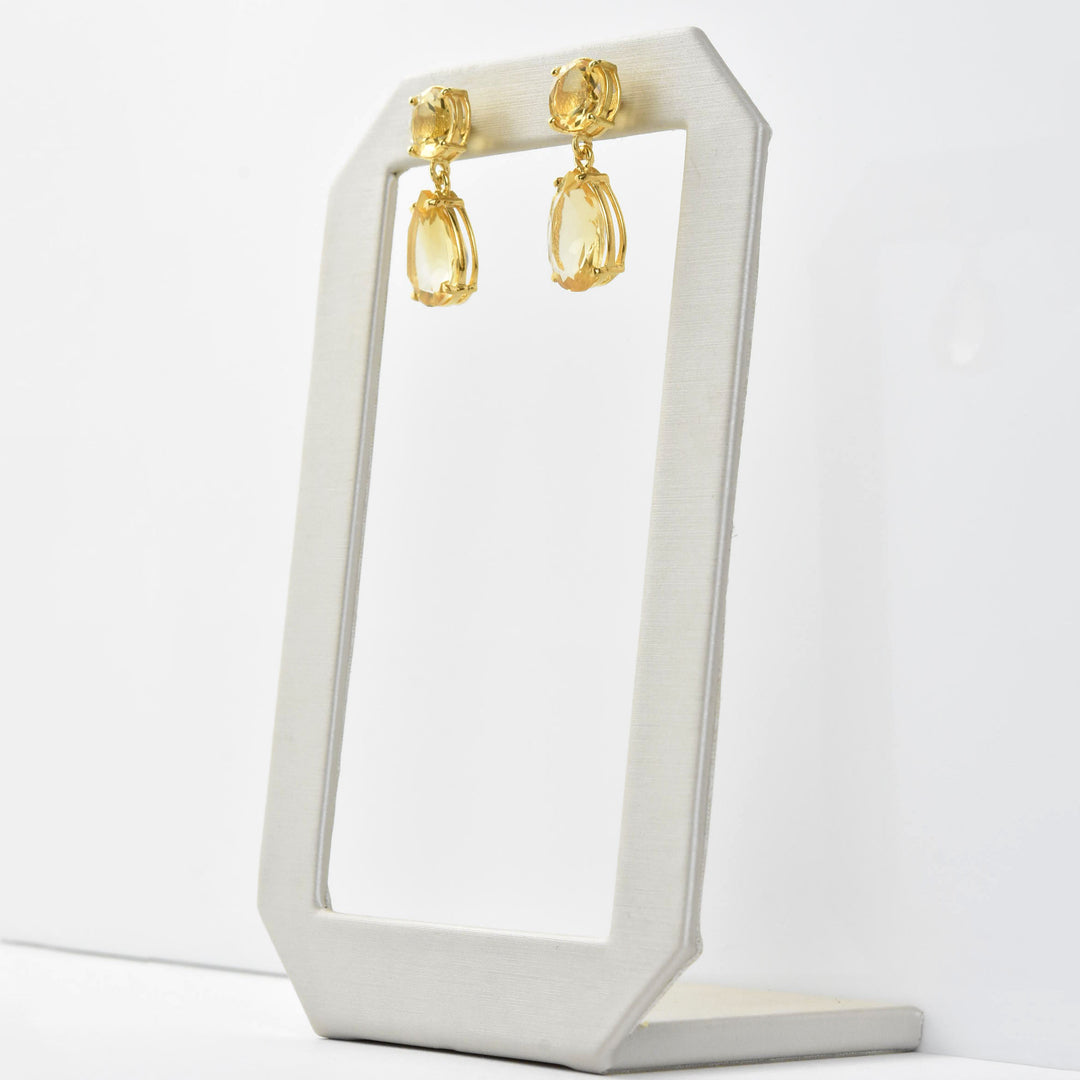 Leila Citrine Earrings - Goldmakers Fine Jewelry