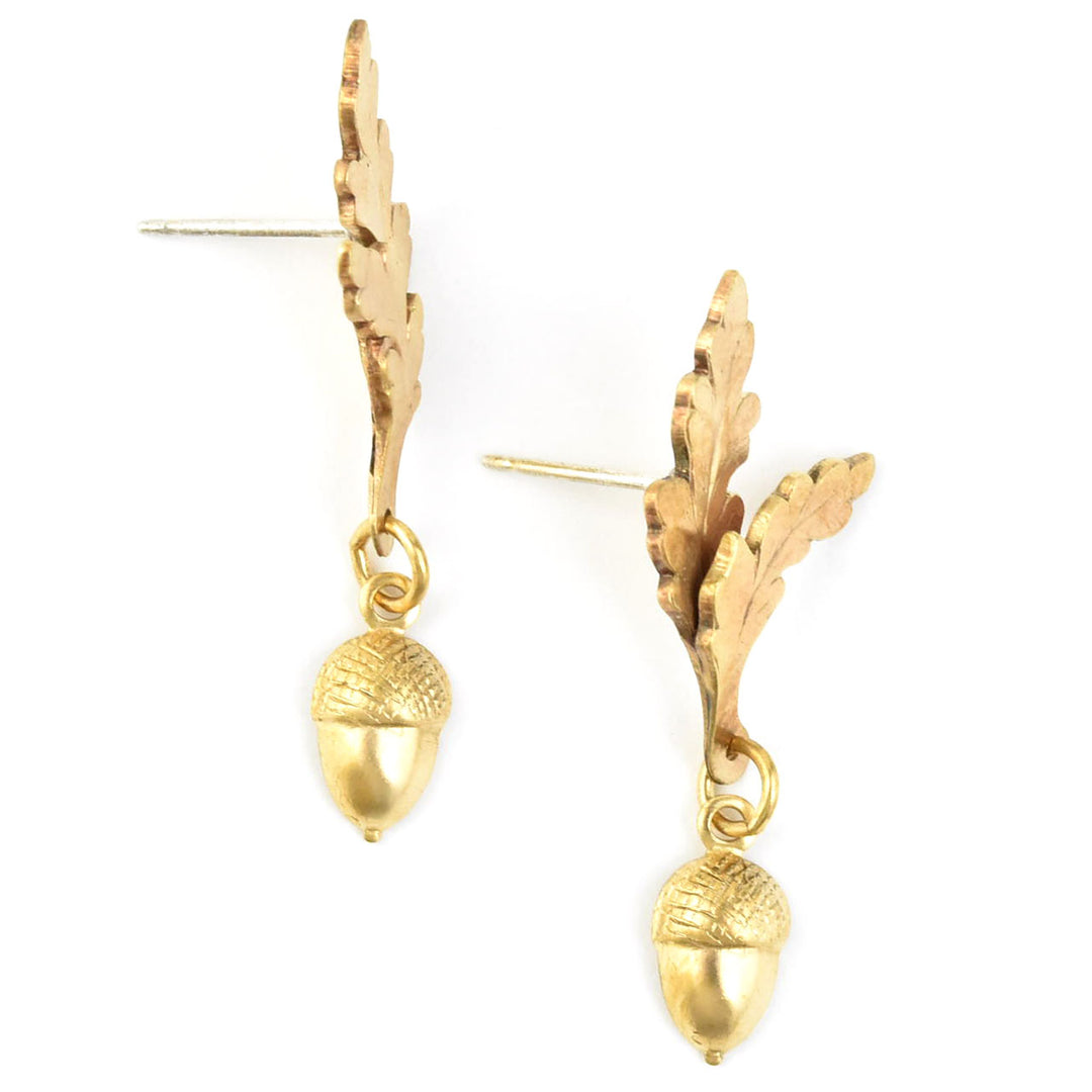 Lil Acorn Studs - Goldmakers Fine Jewelry