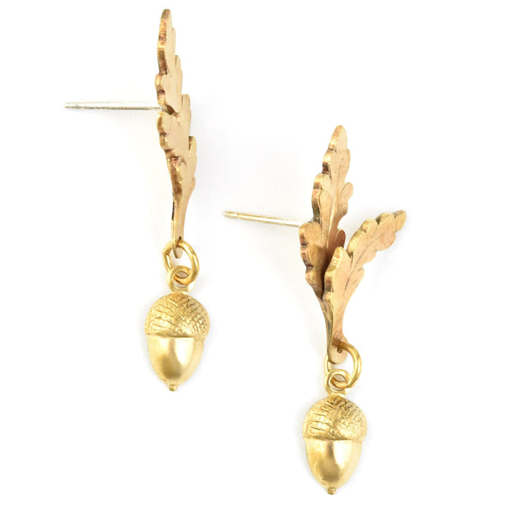 Lil Acorn Studs - Goldmakers Fine Jewelry