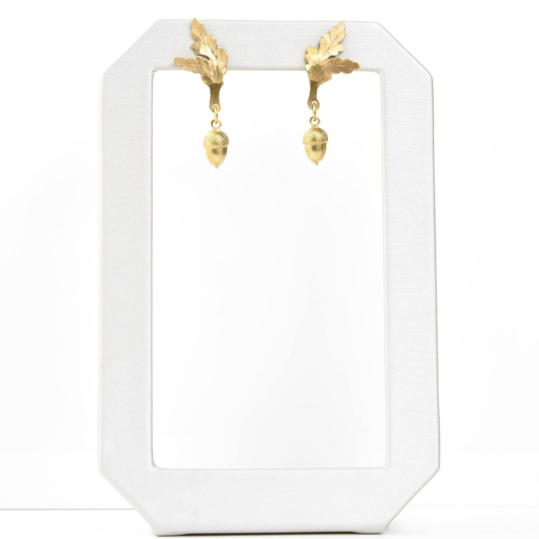 Lil Acorn Studs - Goldmakers Fine Jewelry