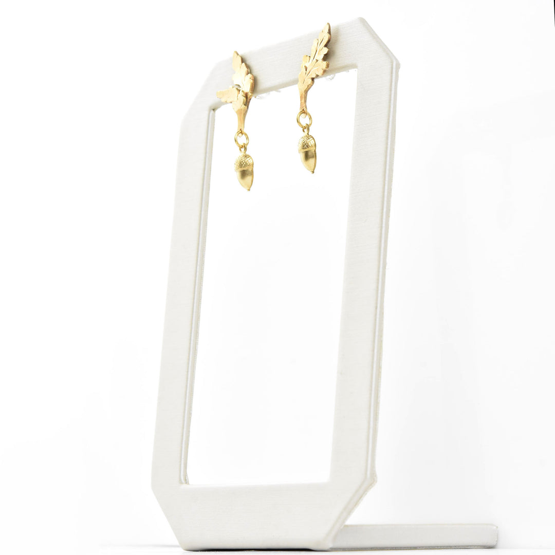 Lil Acorn Studs - Goldmakers Fine Jewelry