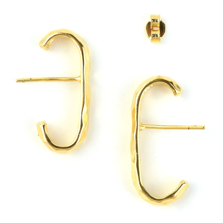 Lunar Stud Earrings - Goldmakers Fine Jewelry