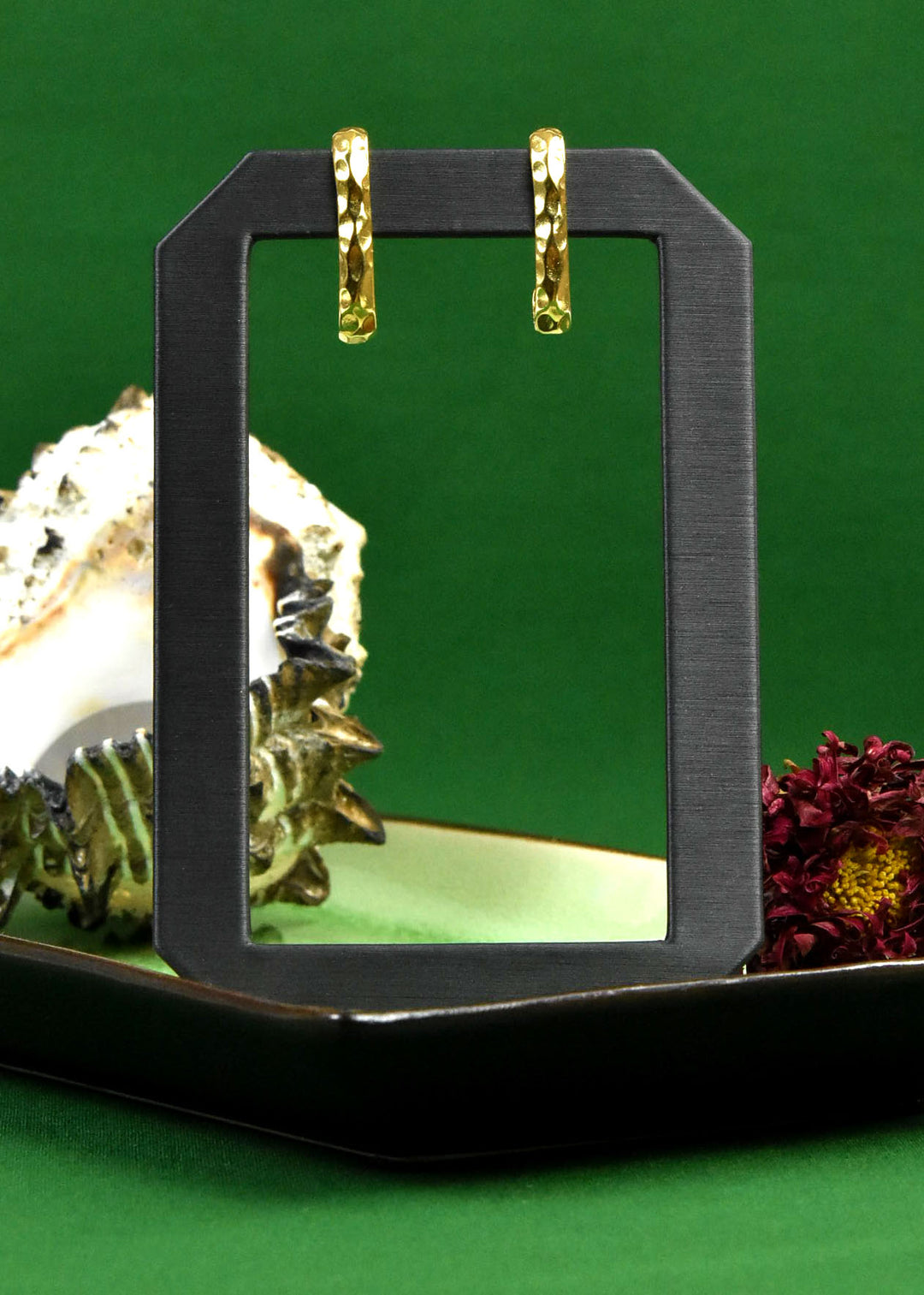 Lunar Stud Earrings - Goldmakers Fine Jewelry