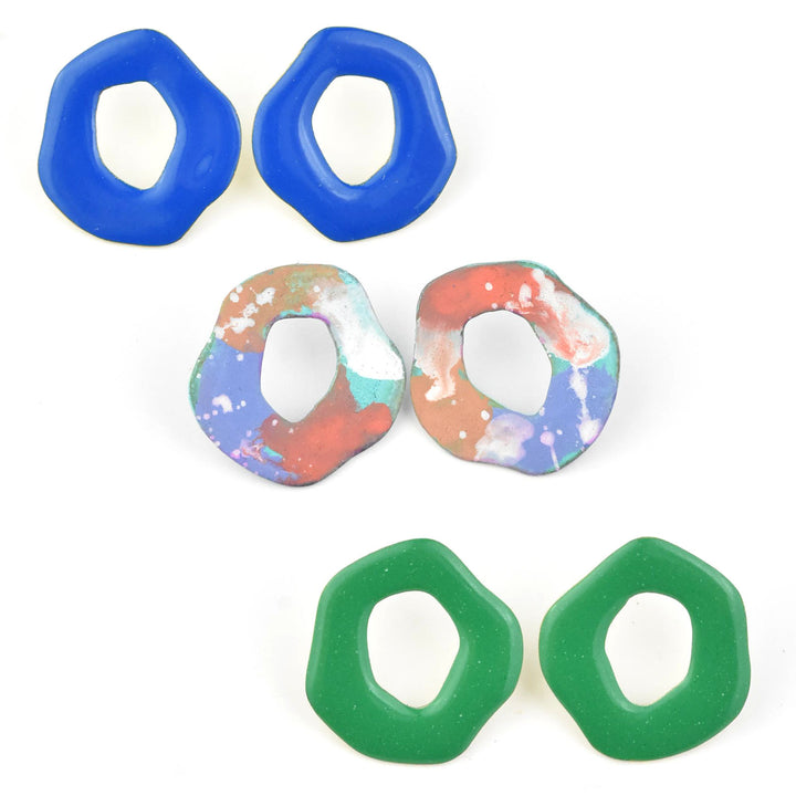Mancha Studs - Goldmakers Fine Jewelry