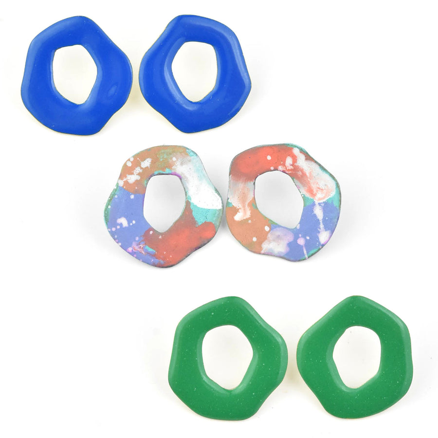 Mancha Studs - Goldmakers Fine Jewelry