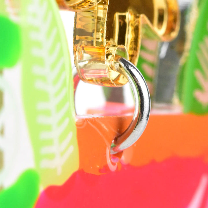 Neon Pink Margarita Earrings - Goldmakers Fine Jewelry