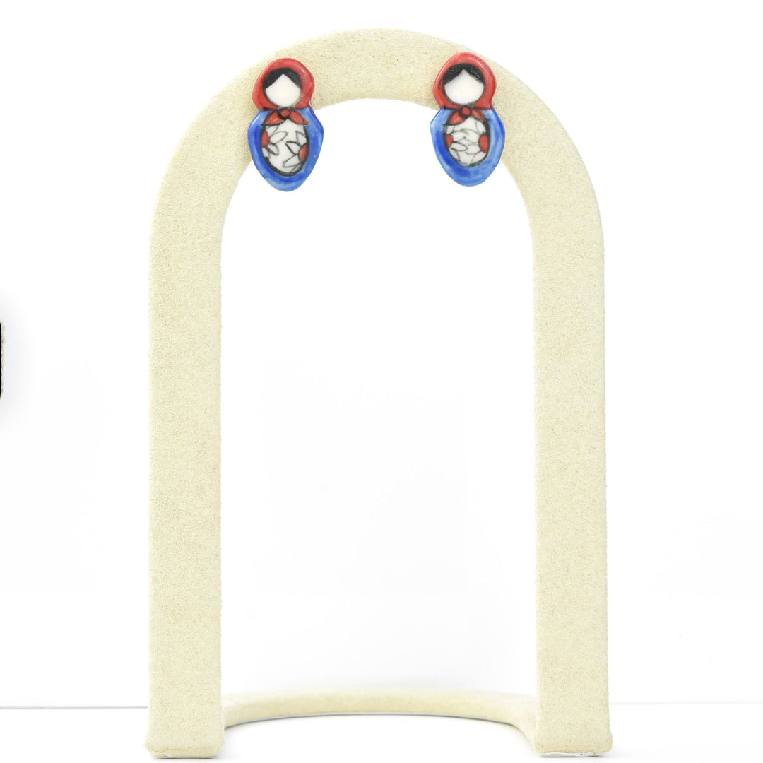 Matryoshka Studs - Goldmakers Fine Jewelry