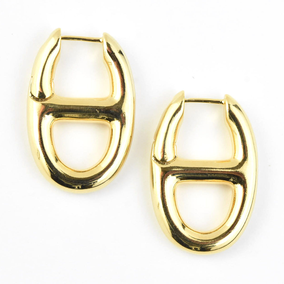 Mauve Hoops - Goldmakers Fine Jewelry