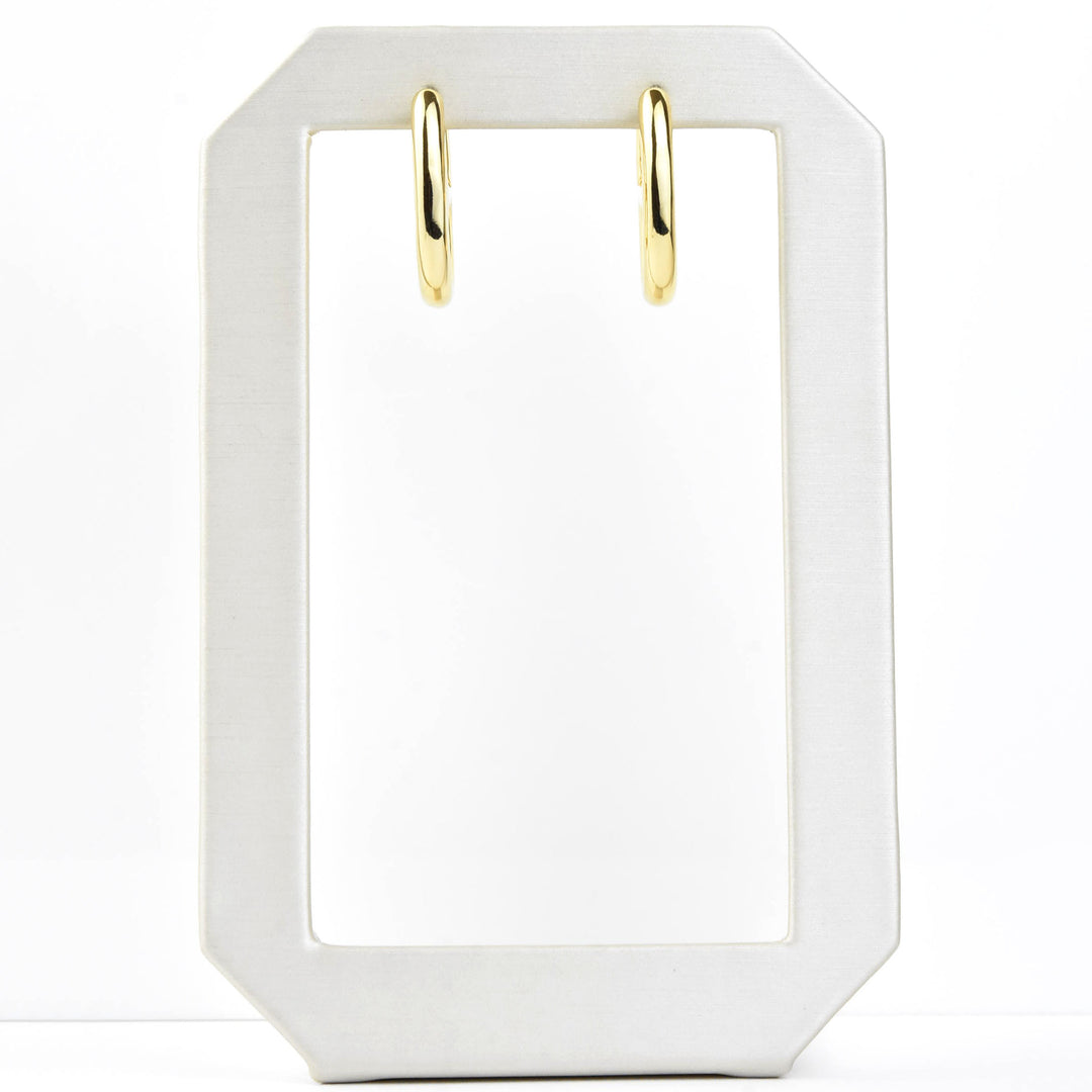 Mauve Hoops - Goldmakers Fine Jewelry