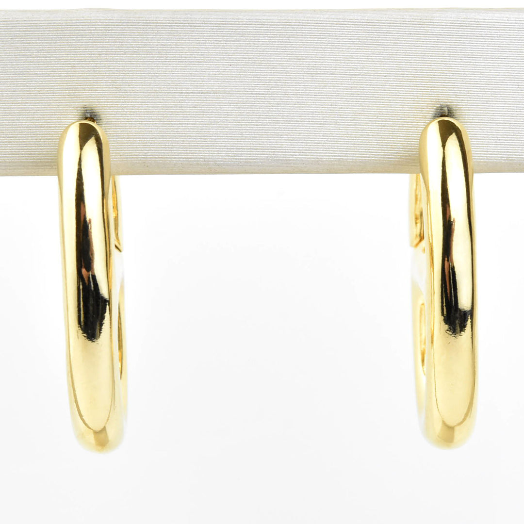 Mauve Hoops - Goldmakers Fine Jewelry