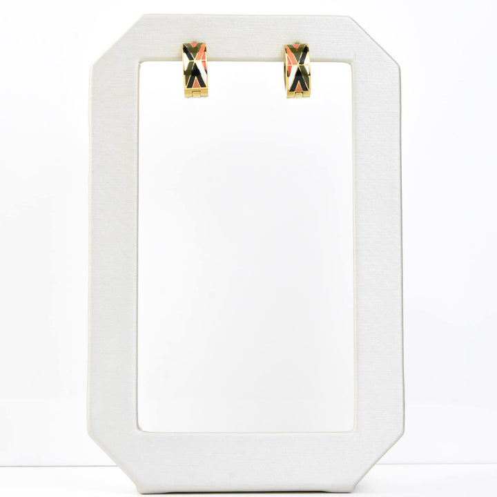 Mid Mod Super Chunky Huggie Hoops - Goldmakers Fine Jewelry