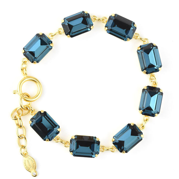 Emerald Cut Crystal Bracelet - Goldmakers Fine Jewelry