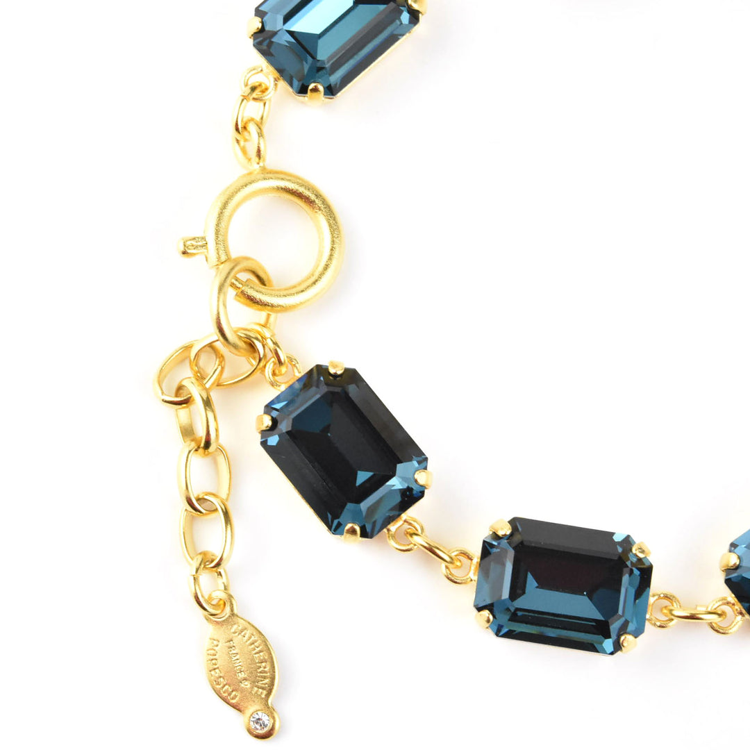 Emerald Cut Crystal Bracelet - Goldmakers Fine Jewelry