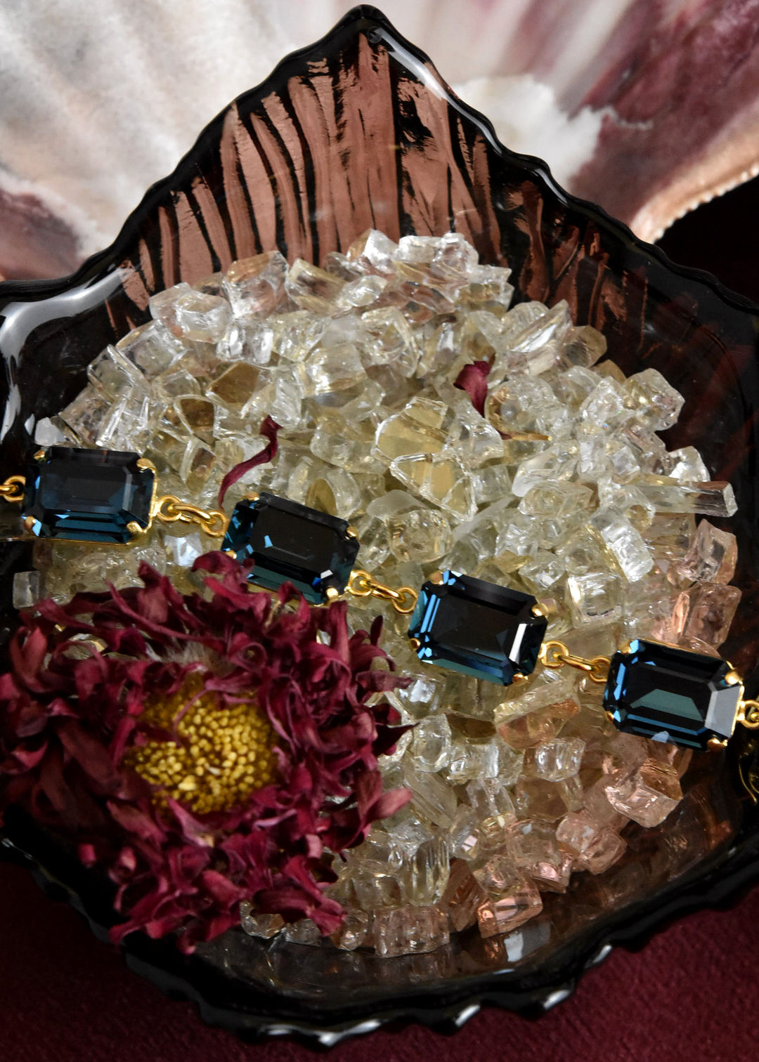 Emerald Cut Crystal Bracelet - Goldmakers Fine Jewelry
