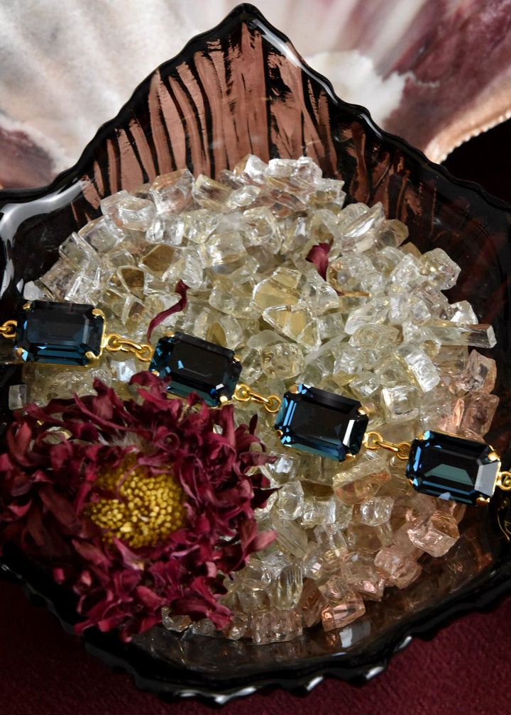 Emerald Cut Crystal Bracelet - Goldmakers Fine Jewelry