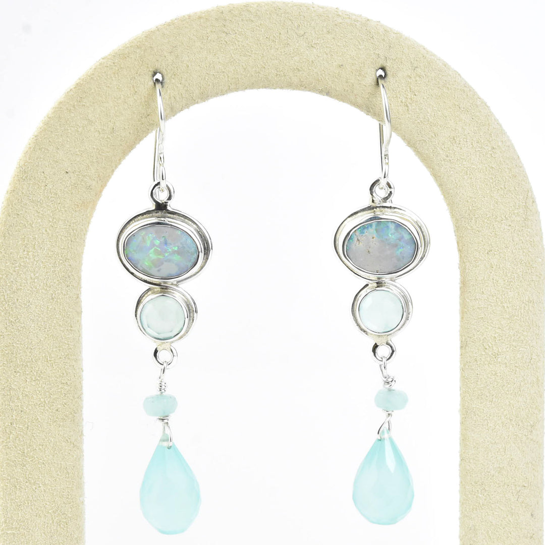 Mintabie Opal Earrings