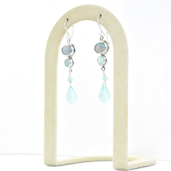 Mintabie Opal Earrings