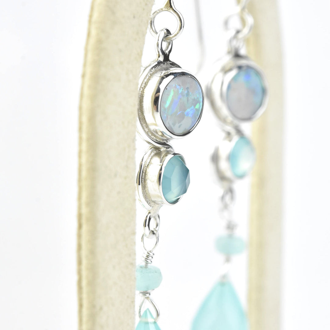 Mintabie Opal Earrings