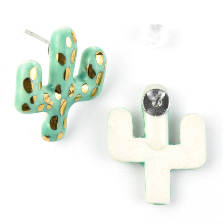Mini Cactus Studs - Goldmakers Fine Jewelry