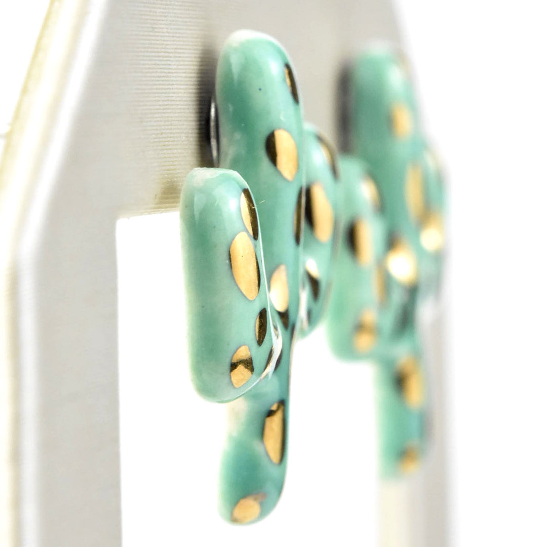 Mini Cactus Studs - Goldmakers Fine Jewelry