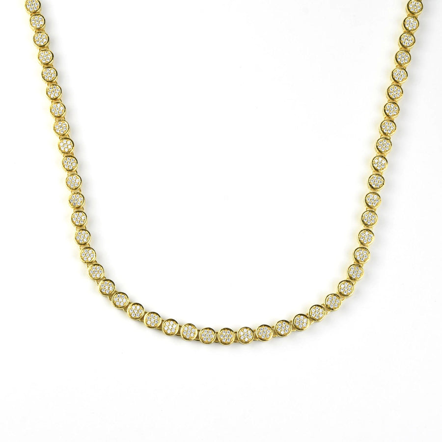 Mirabeau Pave Necklace - Goldmakers Fine Jewelry