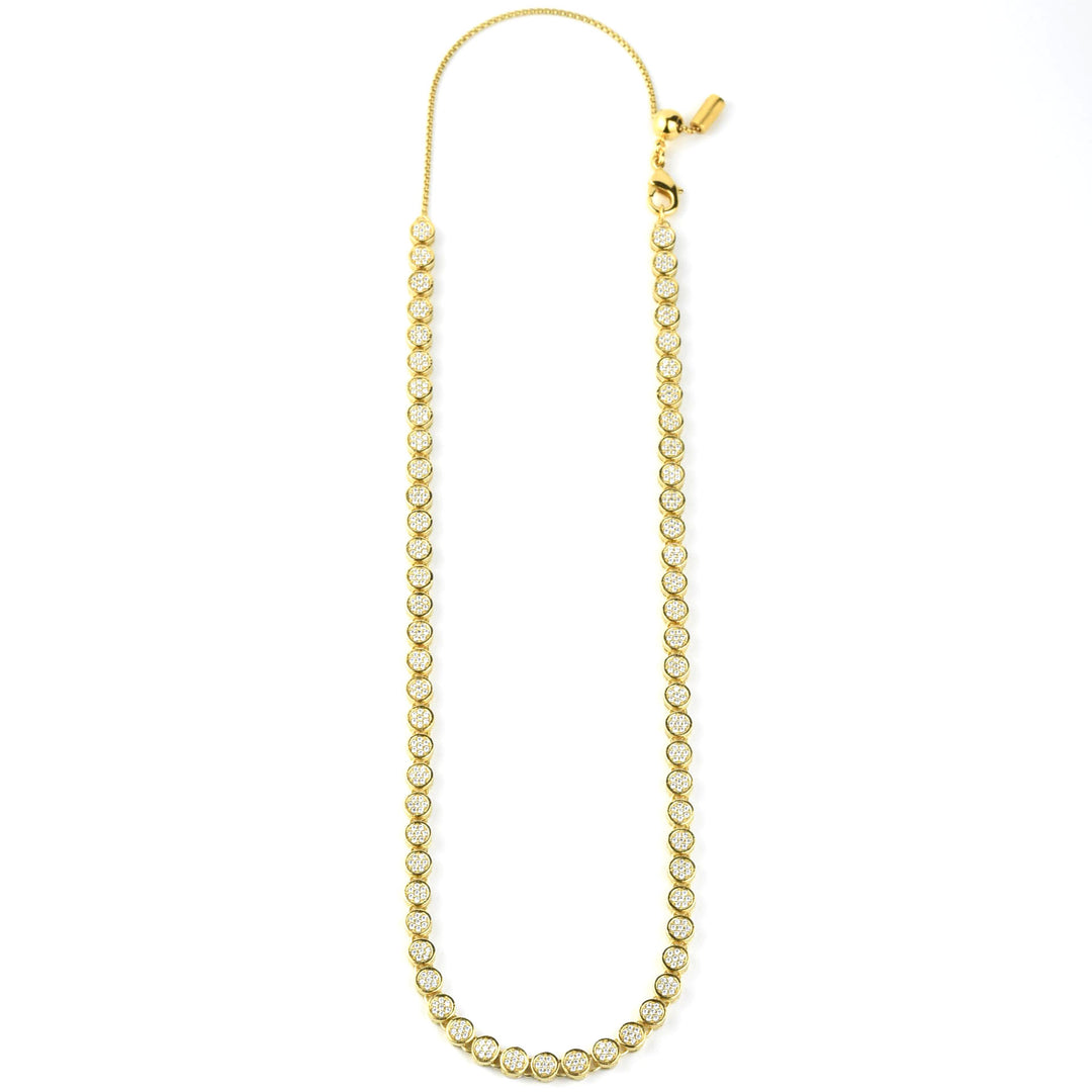 Mirabeau Pave Necklace - Goldmakers Fine Jewelry