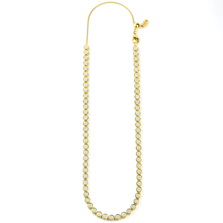 Mirabeau Pave Necklace - Goldmakers Fine Jewelry