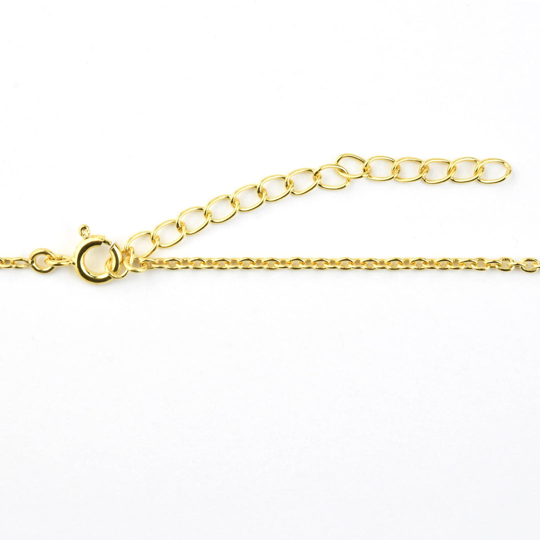 Rainbow Moonstone & Topaz Misty Skies Necklace - Goldmakers Fine Jewelry